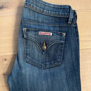 Hudson Jeans Classic Blue Denim with Diamond Stitching